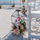 gothic black frame lantern aisle marker rental