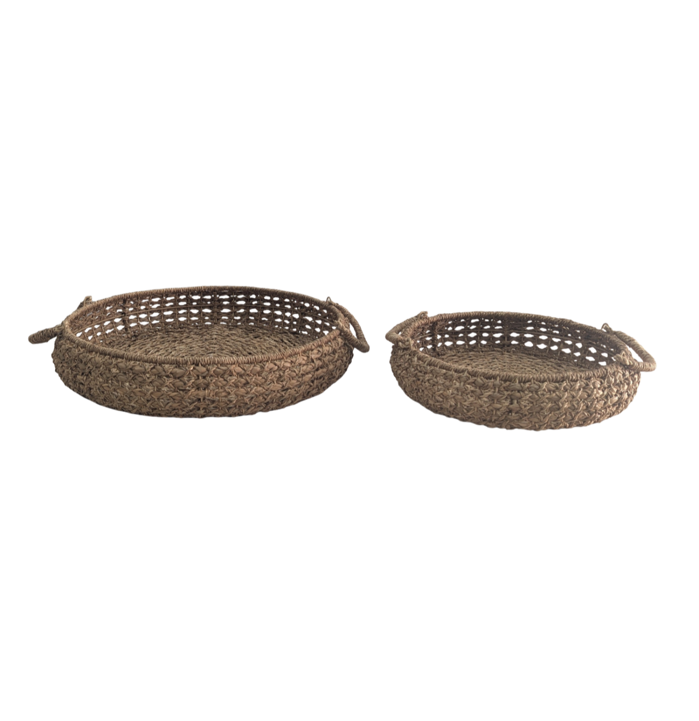 jute nesting basket serving tray rental