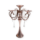 kelly rose gold candelabra rental in panama city beach