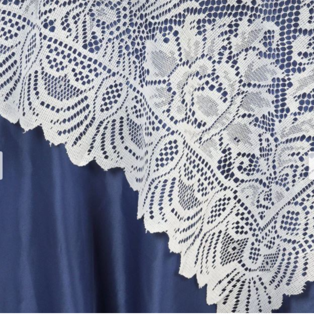 Table Overlay White Lace Panama City Beach Wedding Party Event Rental