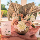 customized large gold bowl centerpiece rental in panama city beach