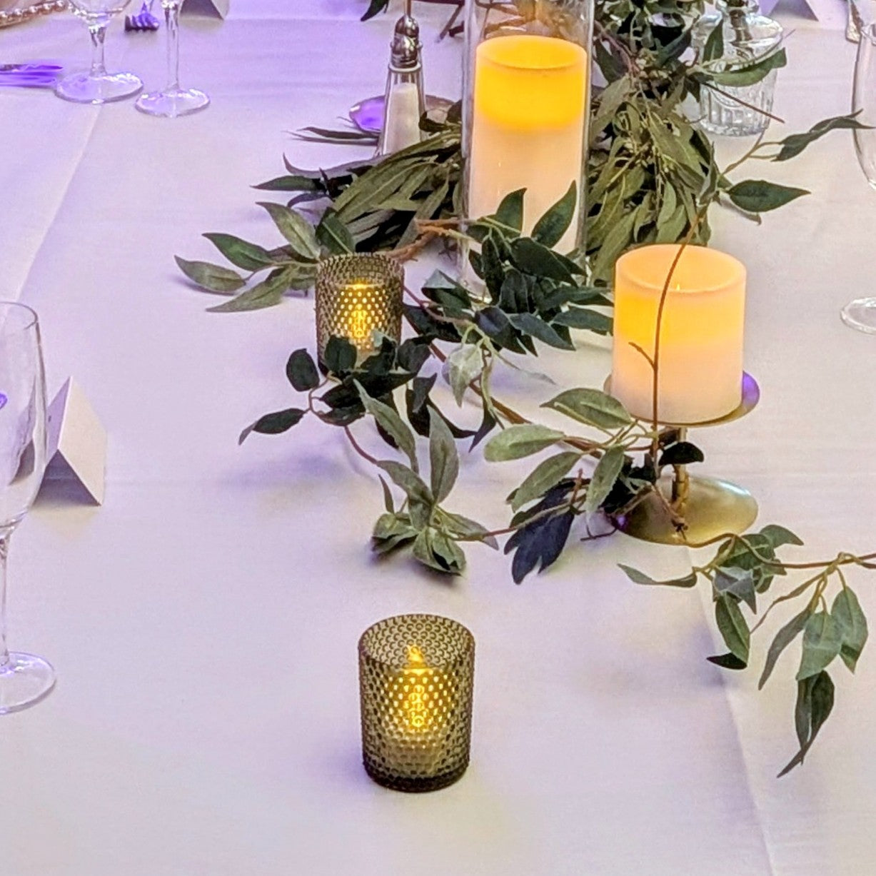 LED tealight flameless candle rental in panama city beach