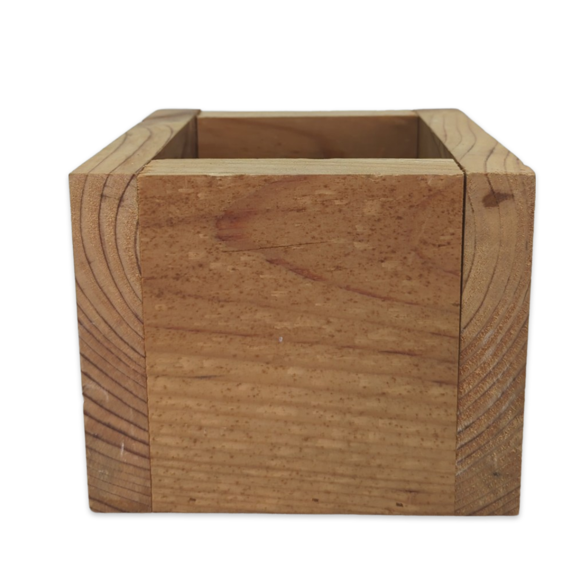 natural wood square floral box rental in Panama City Beach boho classic 