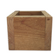 natural wood square floral box rental in Panama City Beach boho classic 