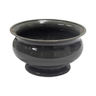 olive green acrylic compote vase rental in panama city beach