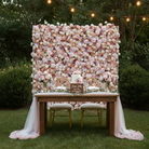 pink flower wall backdrop rental in Panama City Beach