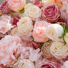 pink flower wall backdrop rental in Panama City Beach