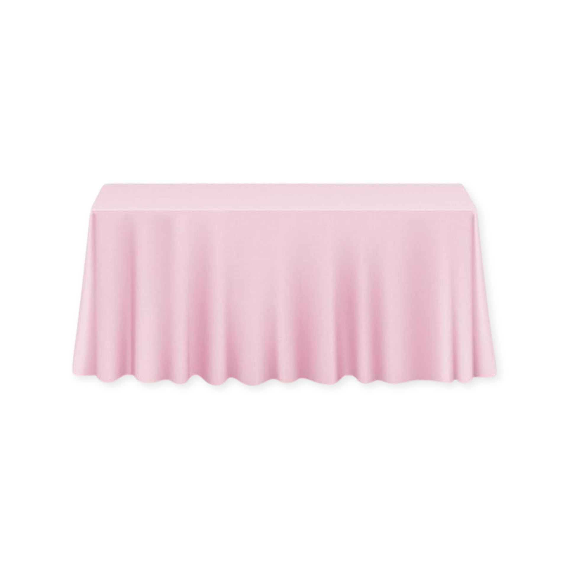 Tablecloth polyester rectangle pink commercial grade wedding party event rental panama city beach
