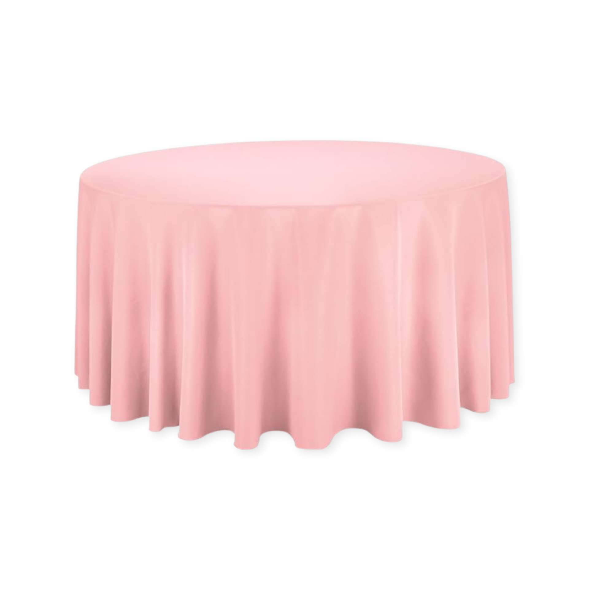 Tablecloth polyester round pink commercial grade wedding party event rental panama city beach