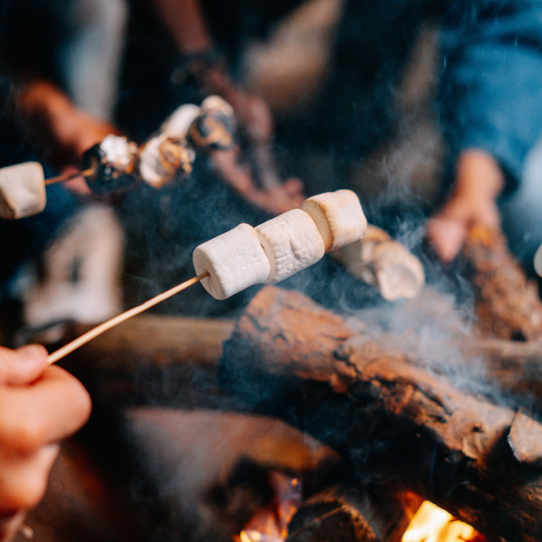 smores and stars beach bonfire in panama city beach florida