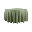 Tablecloth polyester round sage green commercial grade wedding party event rental panama city beach