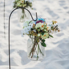 shepherd hook floral vase aisle marker rental in panama city beach