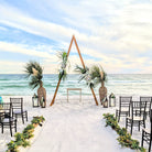 triangle  boho wedding arbor panama city beach rental