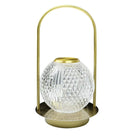 Crystal cut tabletop touch lamp rental in panama city beach