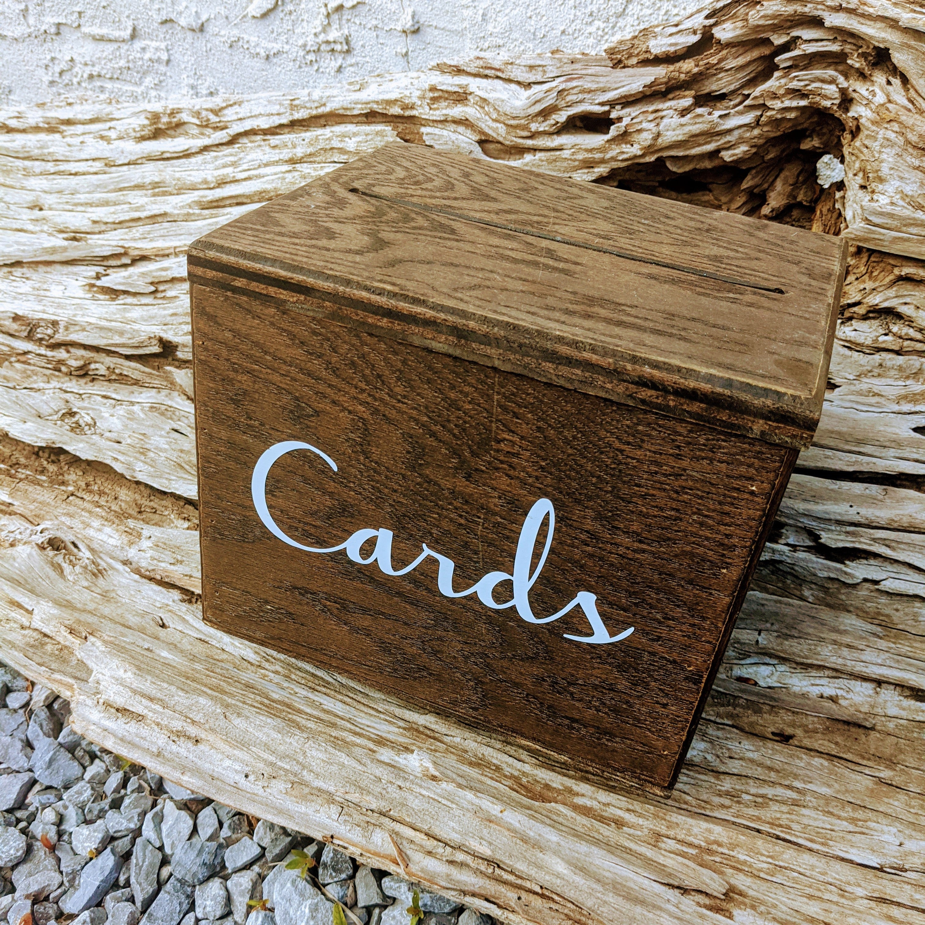 dark wood card box rental in panama city baech