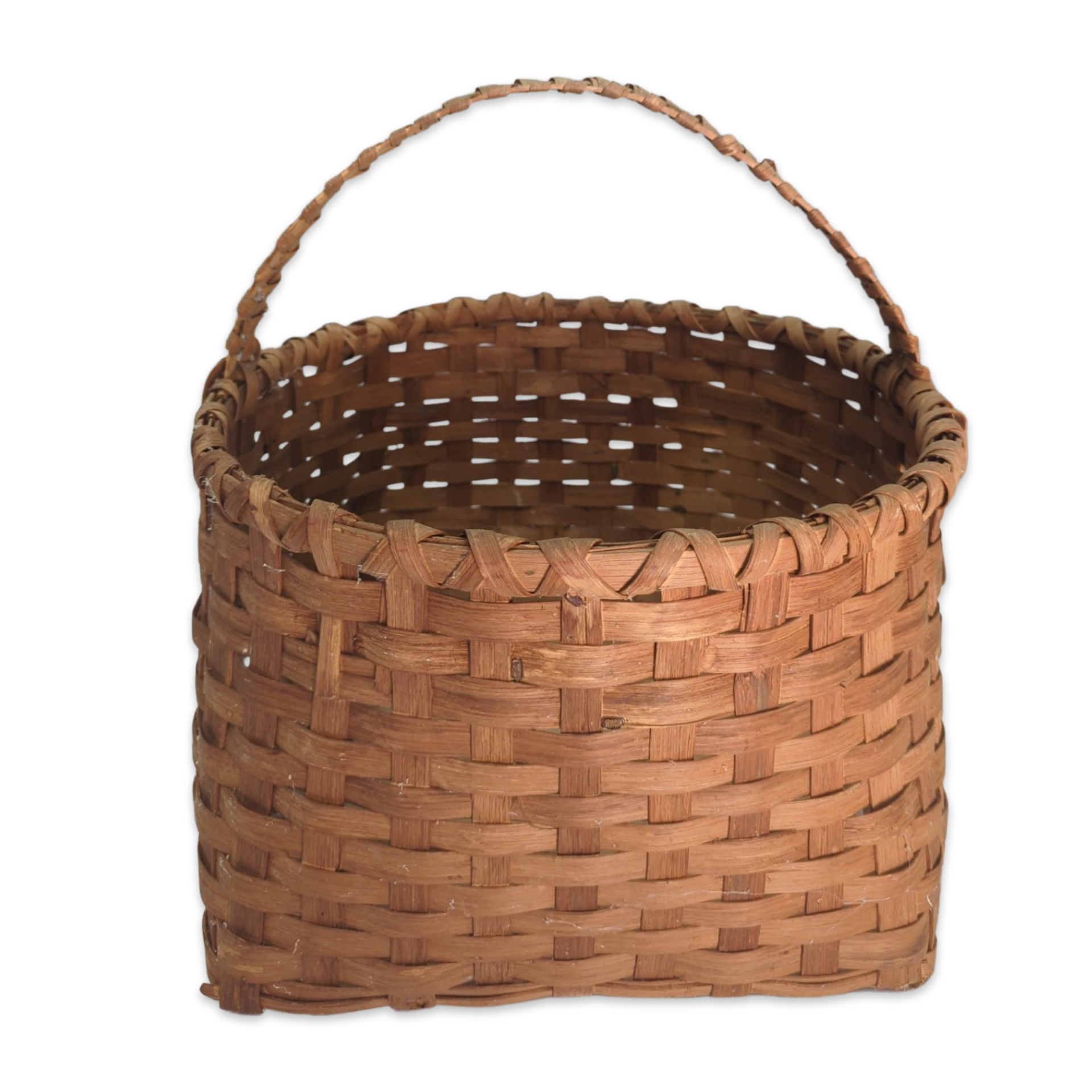 vintage wood woven natural basket decor wedding rental event party picnic boho rustic 