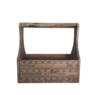 Vintage Wooden Ruler Toolbox Wedding Decor Unique 