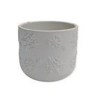 winter white snowflake vase rental in panama city beach