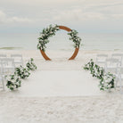 wooden floral box aisle marker rental