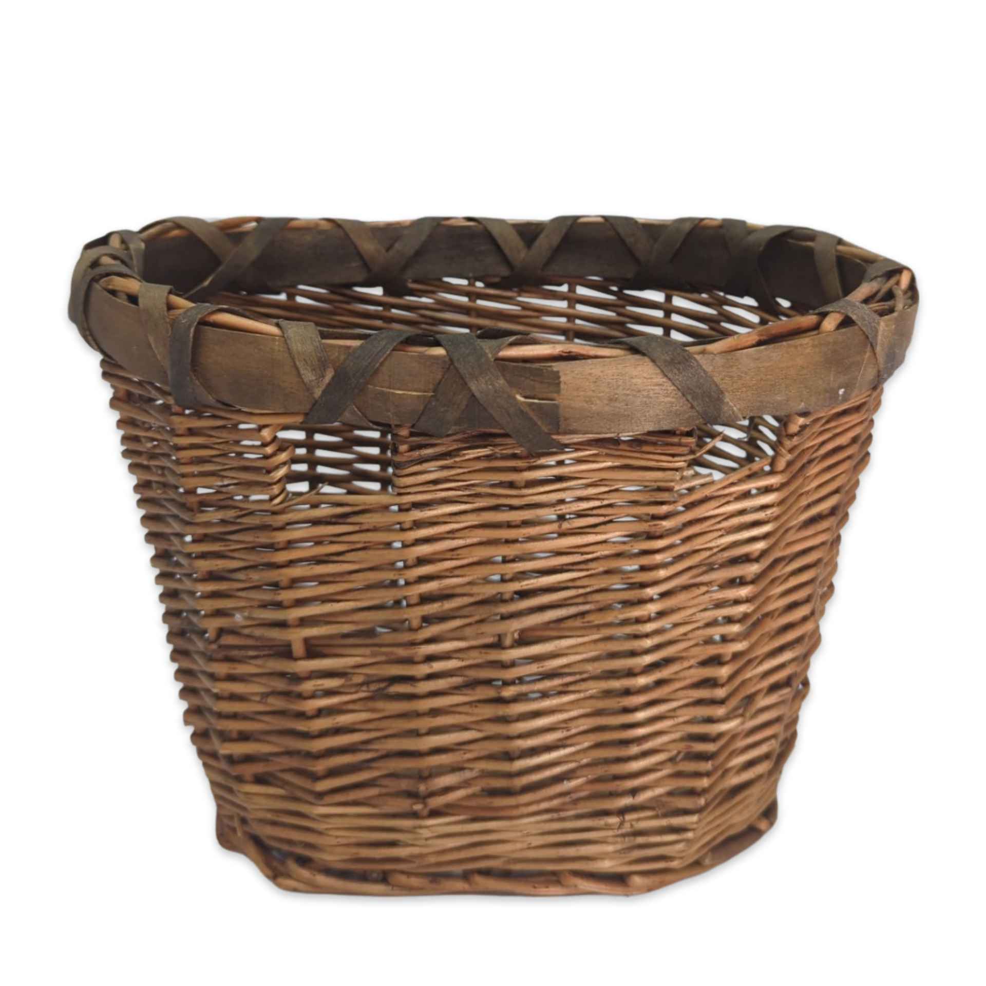 vintage boho rustic bicycle style basket wicker wood woven charming decor rental wedding event picnic party