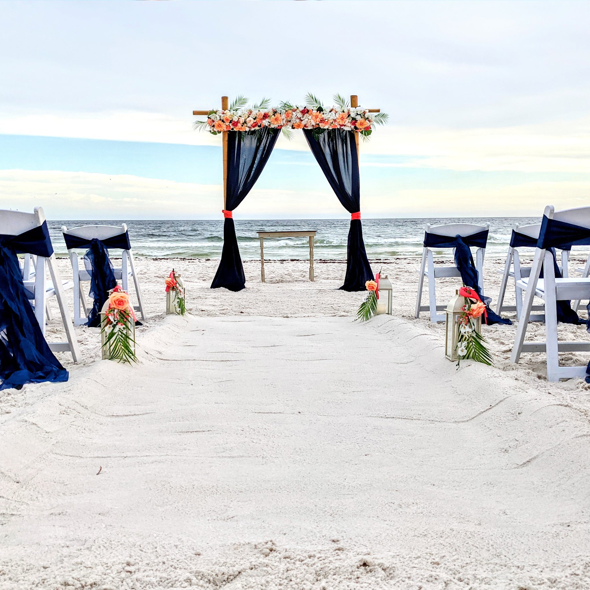 wedding planner wedding dj wedding officiant wedding photographer in panama city beach all inclusive beach wedding package driftwood wedding arbor rental beach wedding florist