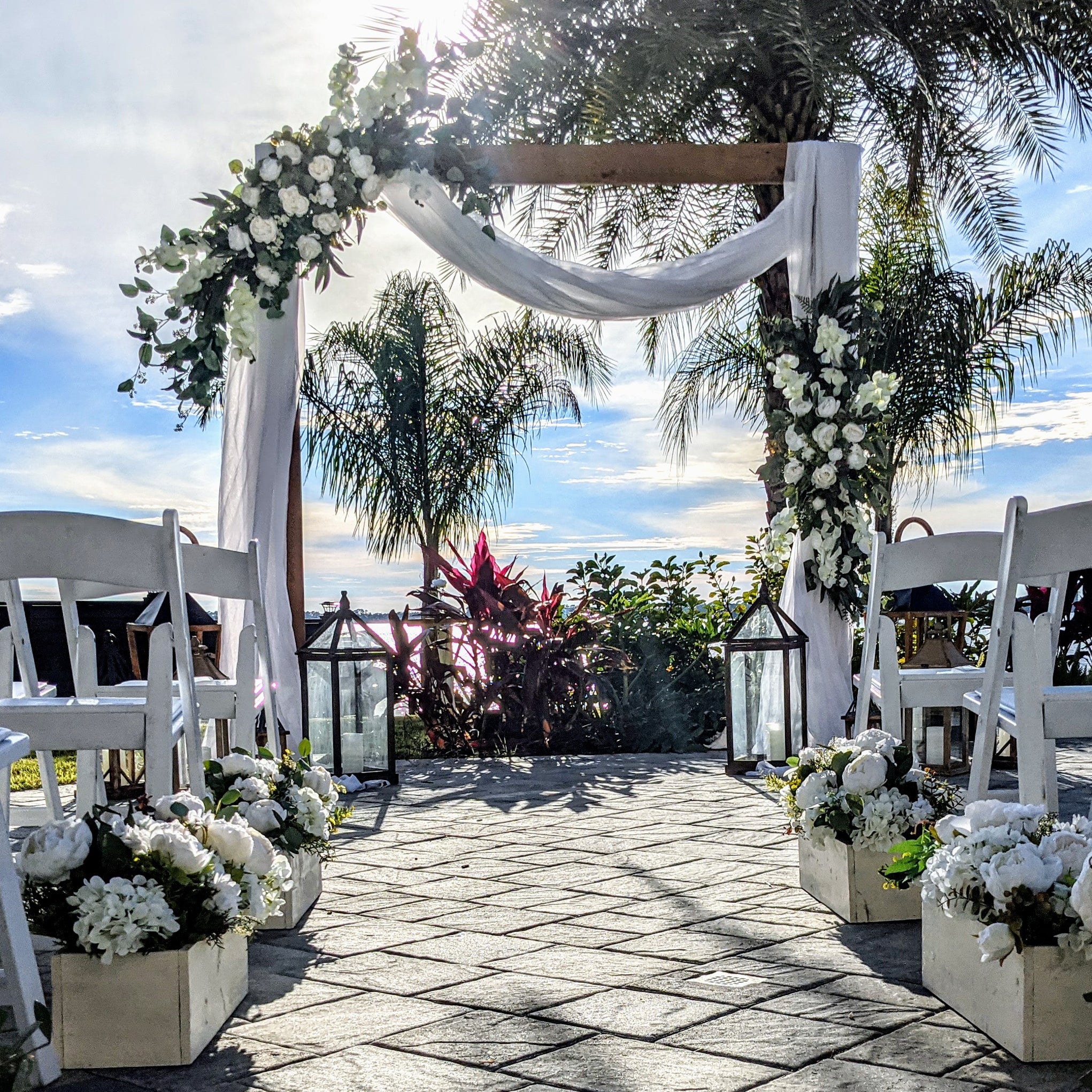 wedding planner wedding dj wedding officiant wedding photographer in panama city beach all inclusive beach wedding package driftwood wedding arbor rental beach wedding florist