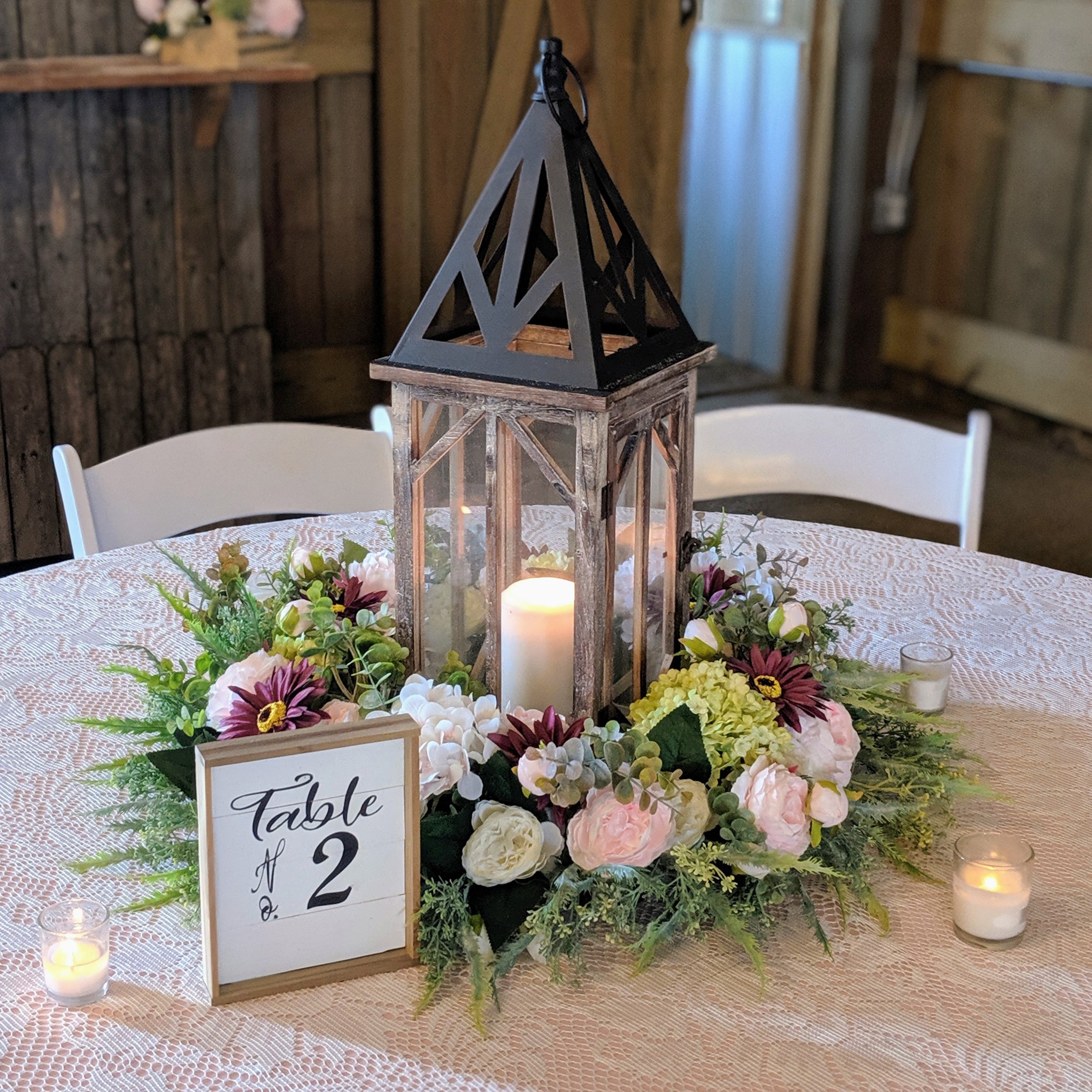 Bella Lantern Centerpiece - The Wedding Shop