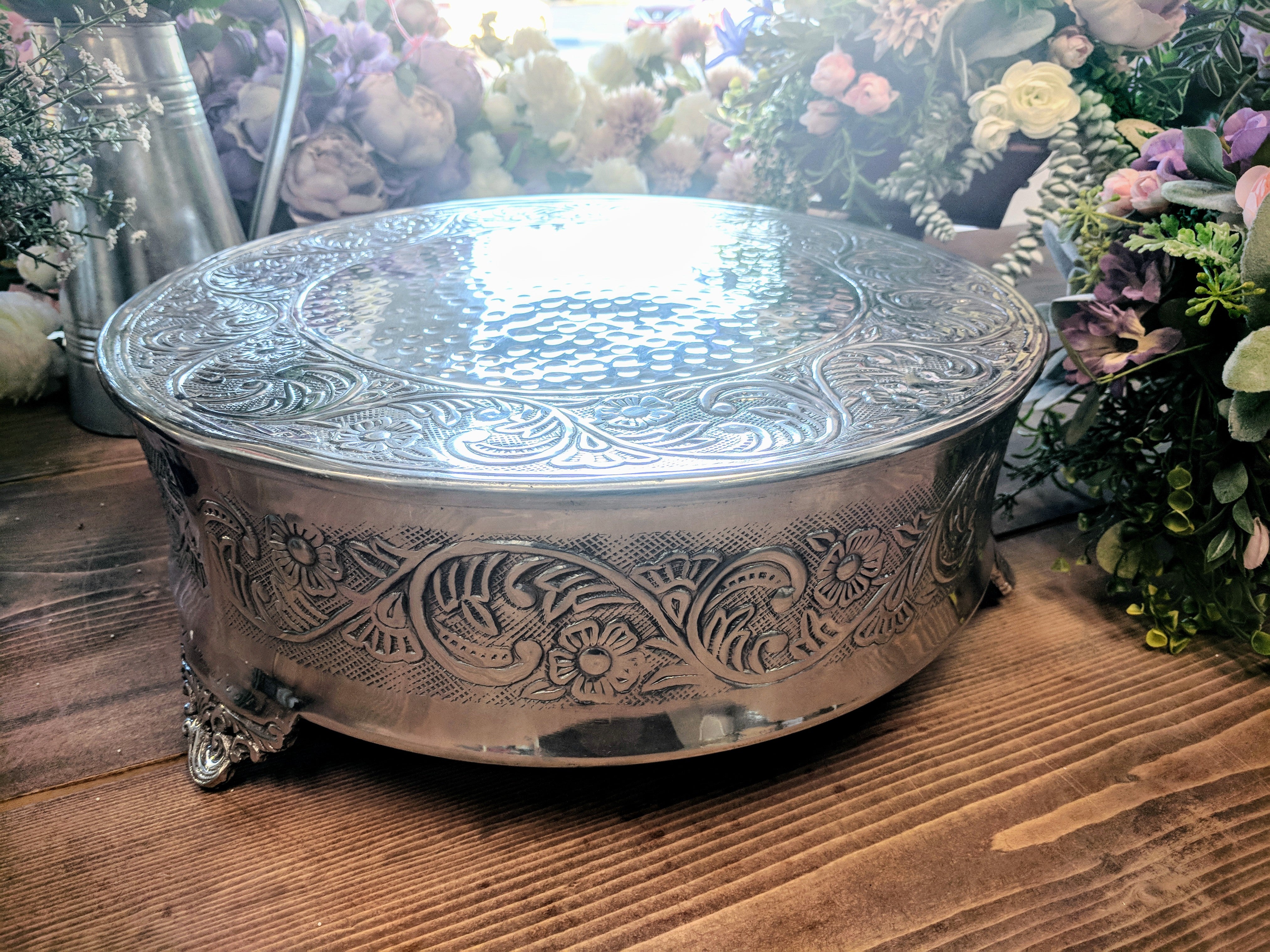Fenton Silver Crest Cake Stand – The Curious Cowgirl: Antiques, Vintage,  Textiles & Travel