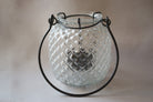 Textured Glass Tea-Light Lantern RENTAL - The Wedding Shop