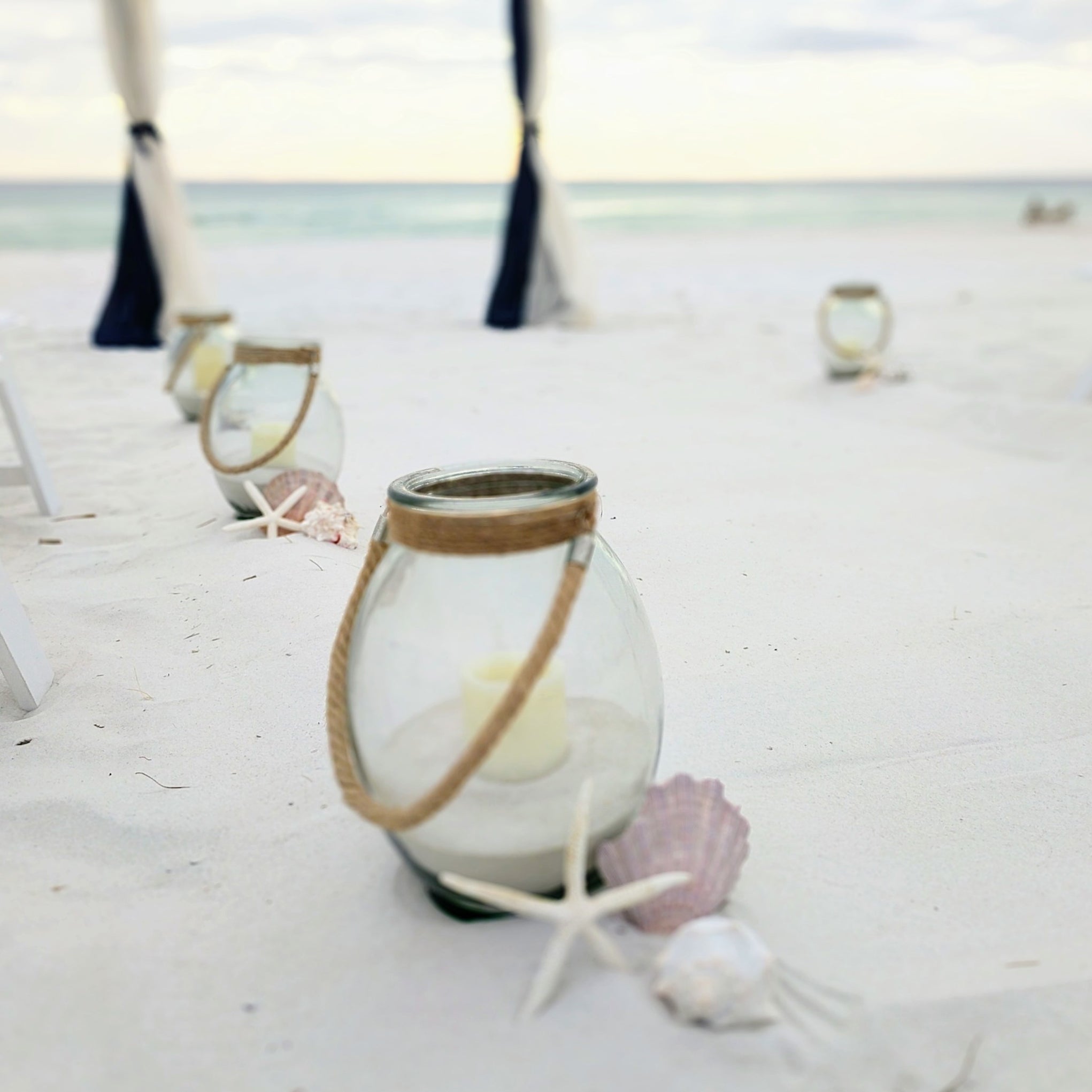 Bubble Lantern Aisle Marker - The Wedding Shop