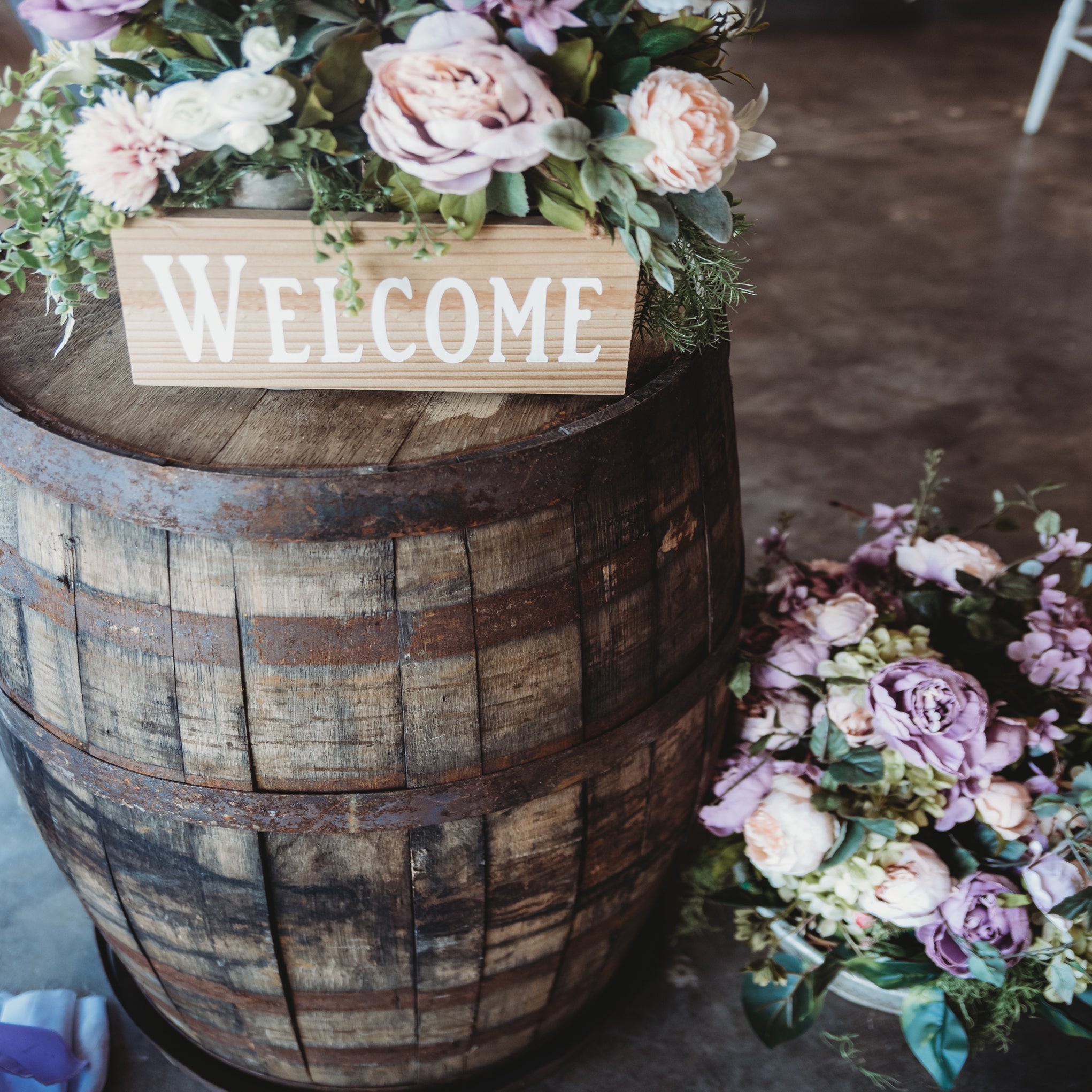 Wine barrel table rental near me sale