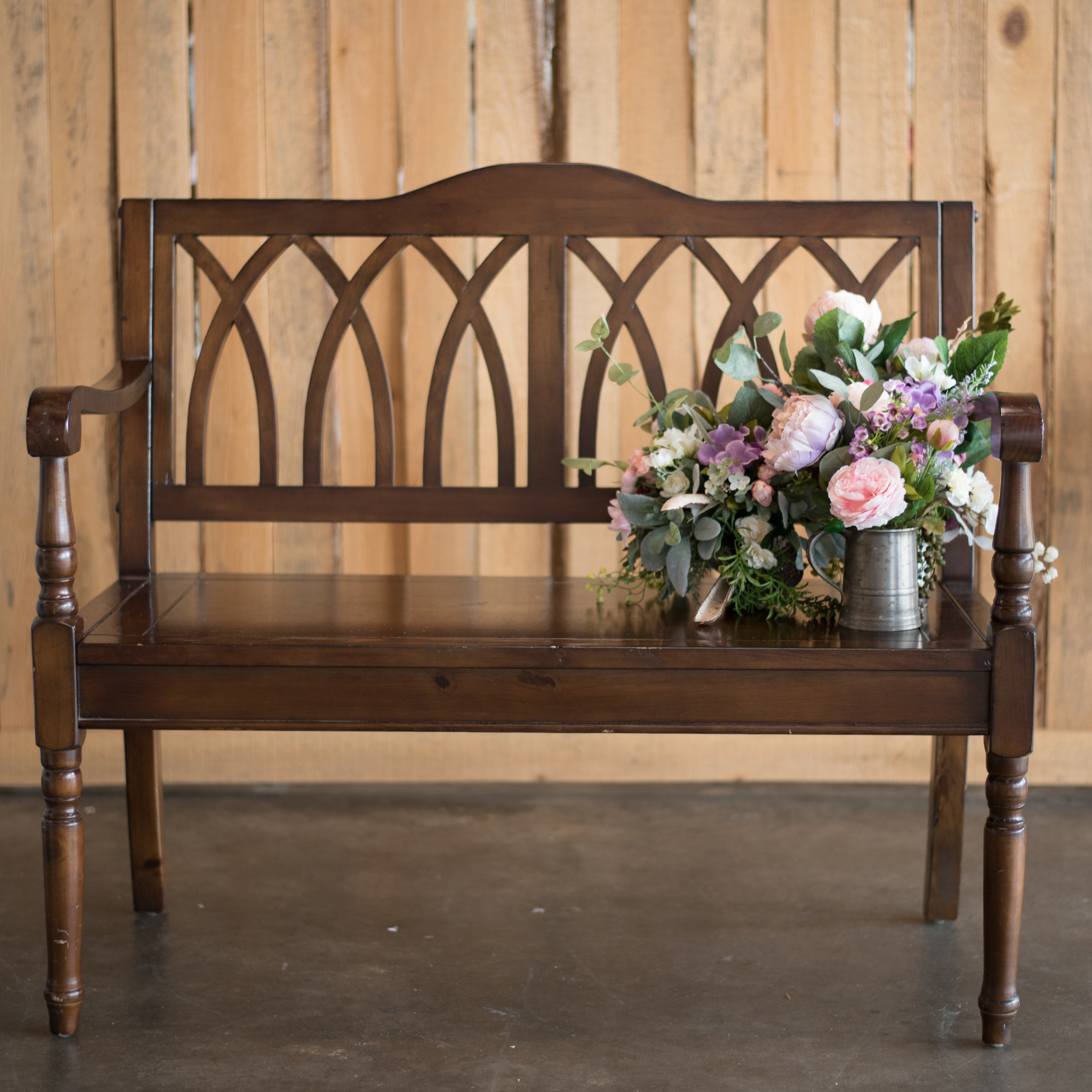 Wooden Sweetheart Bench - The Wedding Shop